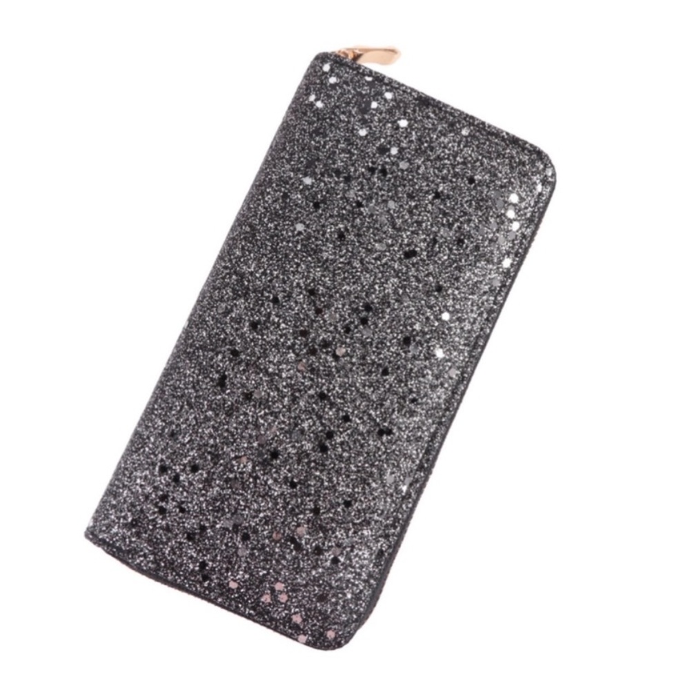NWT Stylish glitter wallets